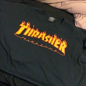 Thrasher Crop Top (Vintage Feel)